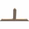 Ekena Millwork Portland Smooth Timber Gable Bracket, Douglas Fir, 36"W x 21"H x 1 1/2"D x 3 1/2"F, 14/12 Pitch GBW036X21X0204POR00SDF - alternate 5